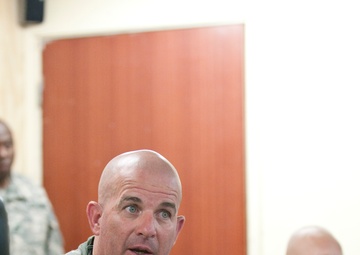 USF-I Command Sgt. Maj. pays final visit to troops