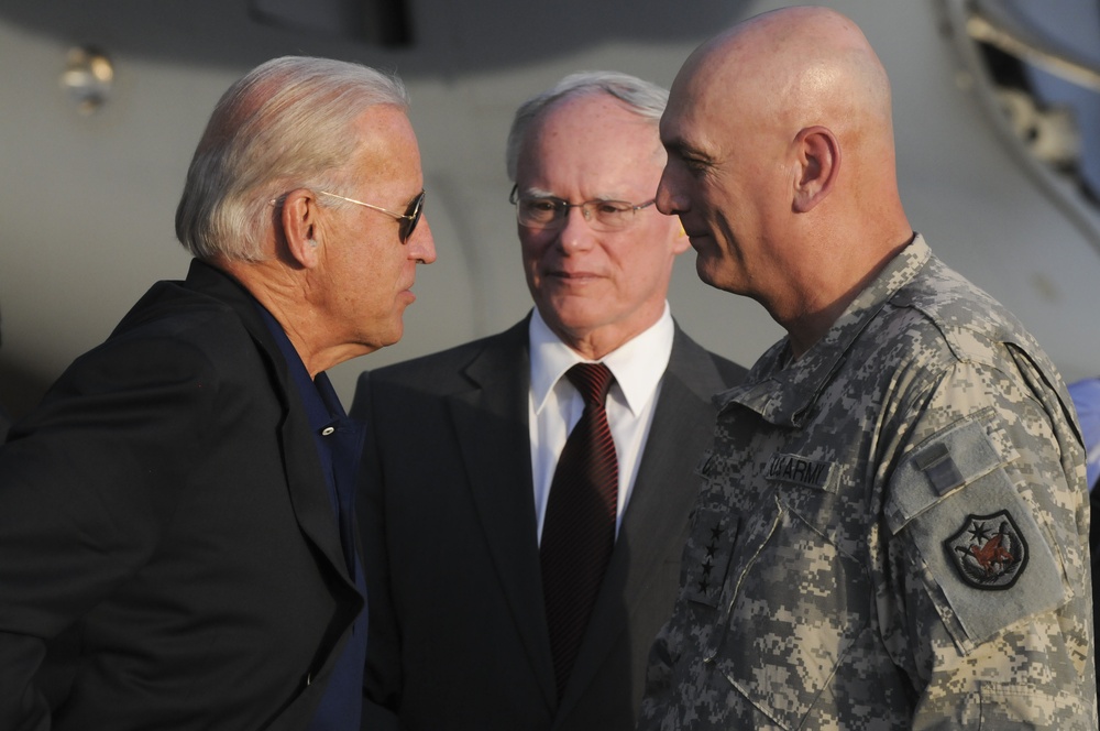 Vice President Joe Biden Arrives in Baghdad