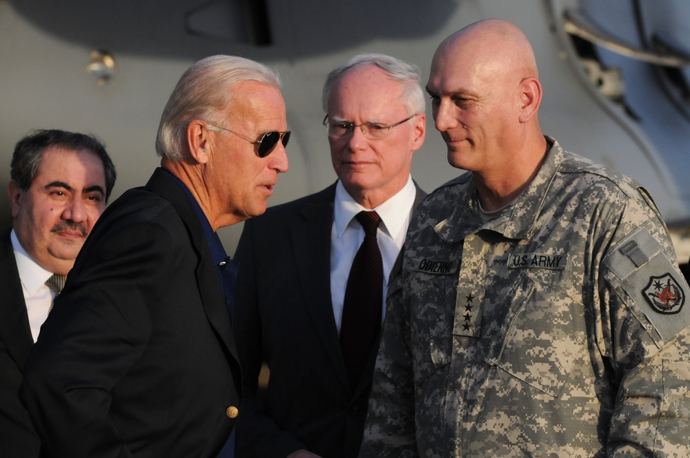 Vice President Joe Biden Arrives in Baghdad