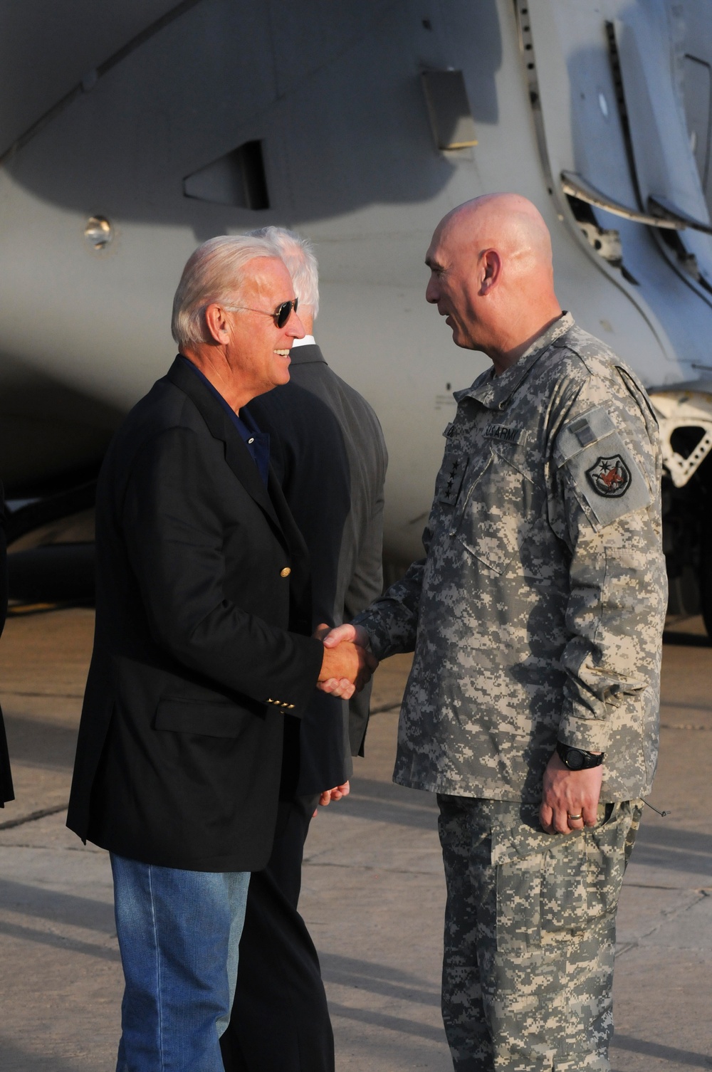 Vice President Joe Biden Arrives in Baghdad