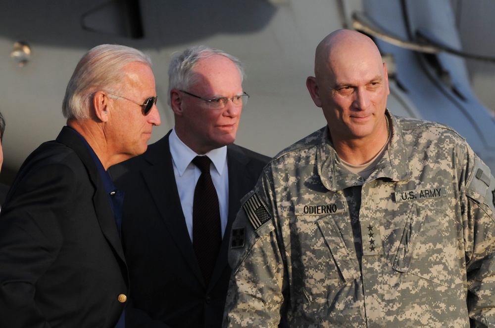 Vice President Joe Biden Arrives in Baghdad