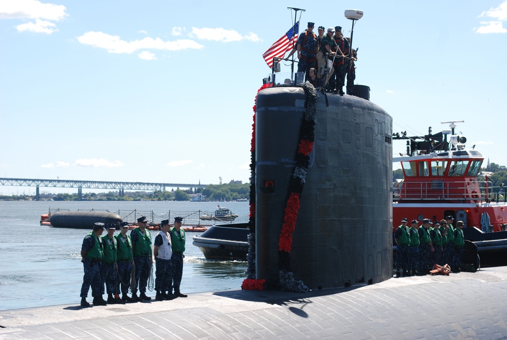 USS Annapolis homecoming