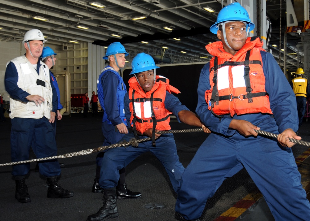 USS George H.W. Bush action