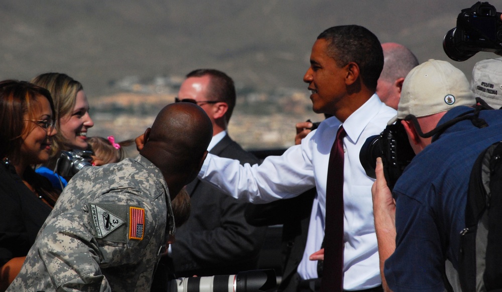 President Obama Visits Fort Bliss