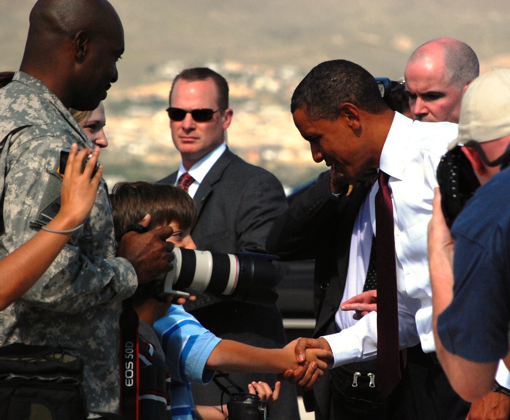 President Obama Visits Fort Bliss