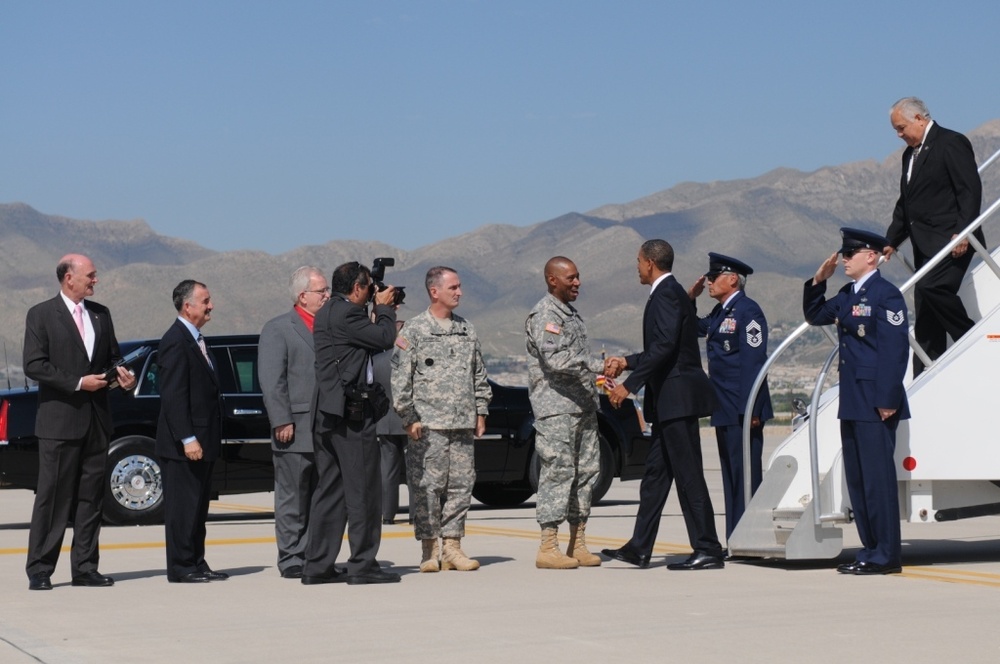 President Obama Visits Fort Bliss