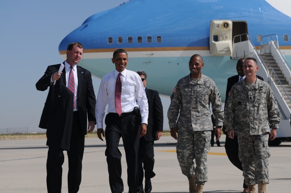 President Obama Visits Fort Bliss