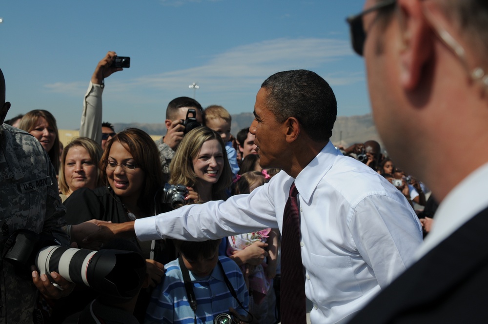 President Obama Visits Fort Bliss