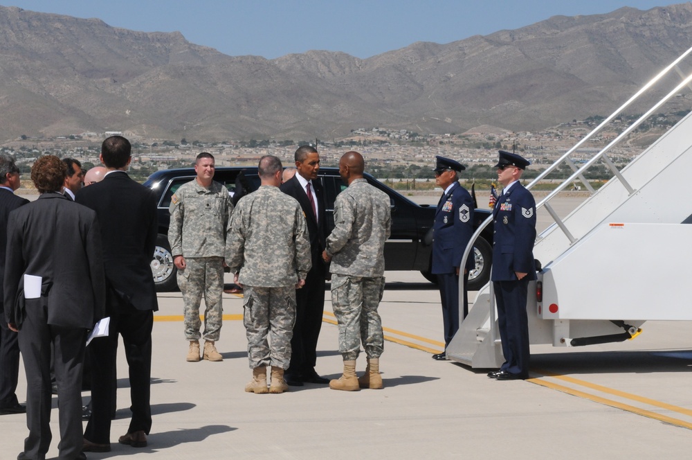 President Obama Visits Fort Bliss