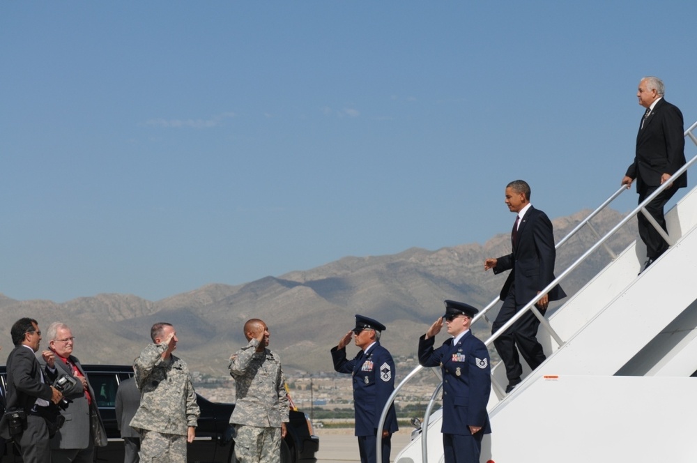 President Obama Visits Fort Bliss