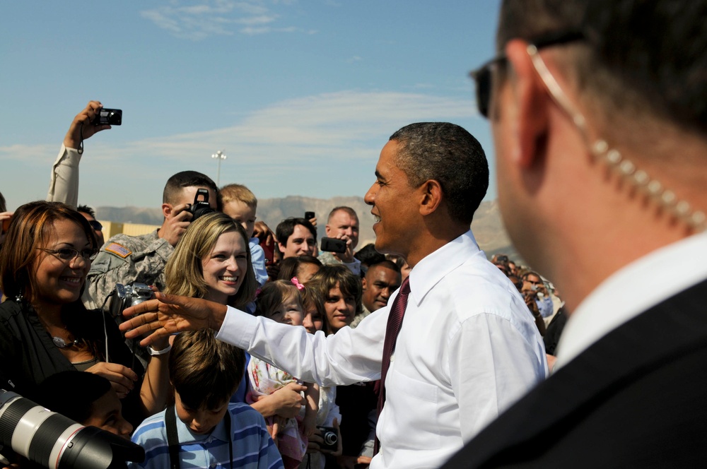 President Obama Visits Fort Bliss