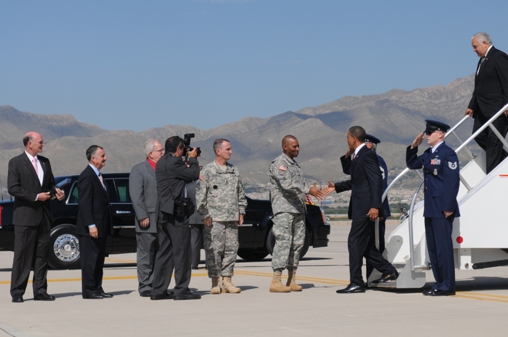President Obama Visits Fort Bliss