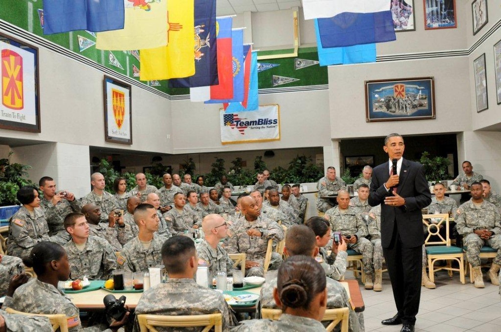 President Obama Visits Fort Bliss