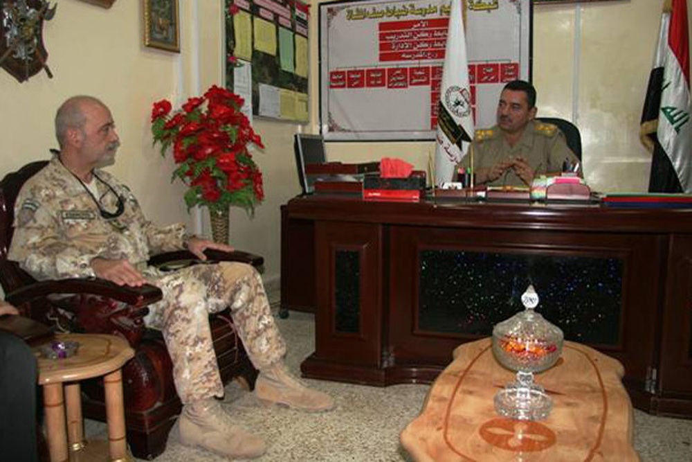 NTM-I DCOM and Infantry NCO School Director Discussed Senior NCO Course