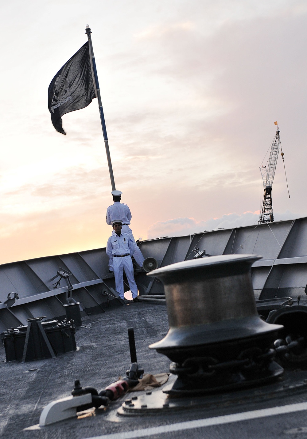 Decommissioning ceremony