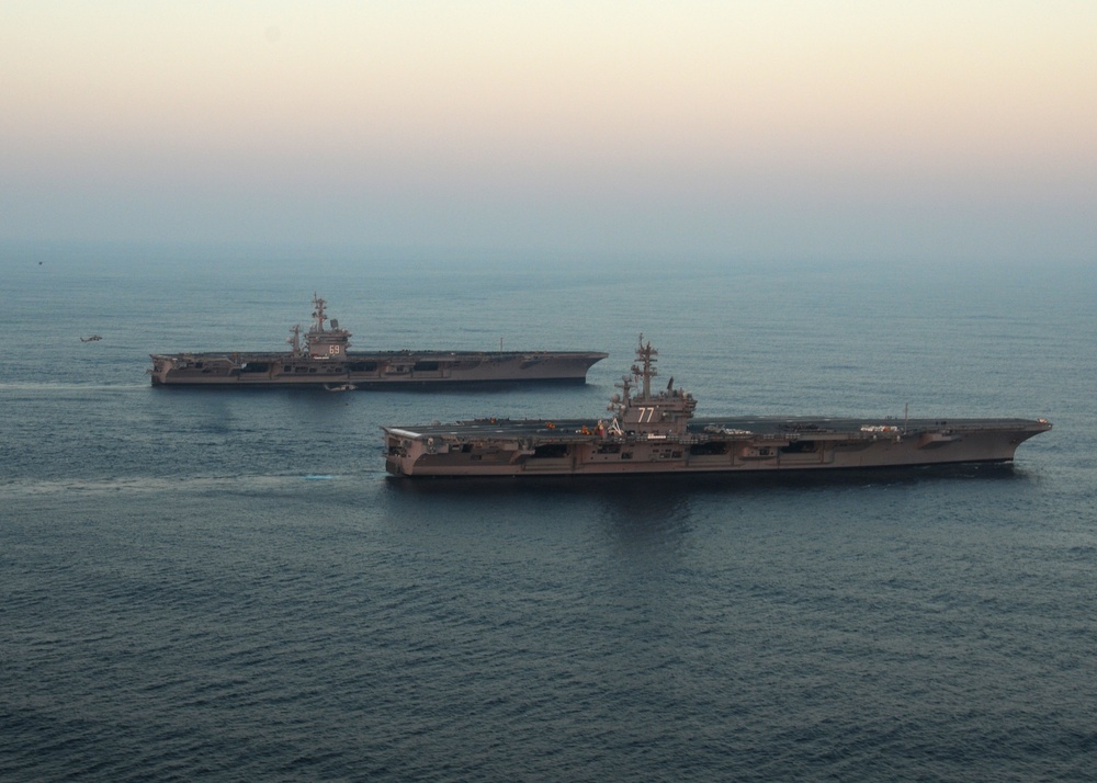 USS Dwight D. Eisenhower action
