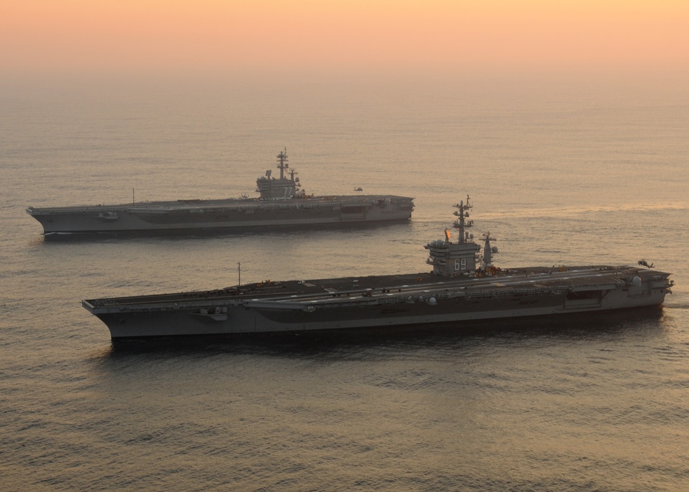 USS Dwight D. Eisenhower action