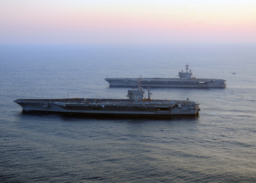 USS Dwight D. Eisenhower action