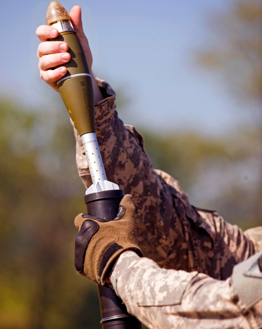 Massachusetts Mortar Platoon Fires for Effect, Camp Atterbury
