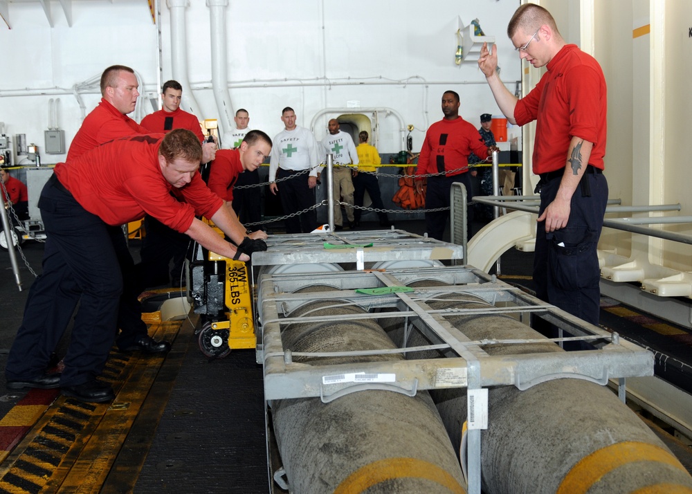 USS George H.W. Bush action