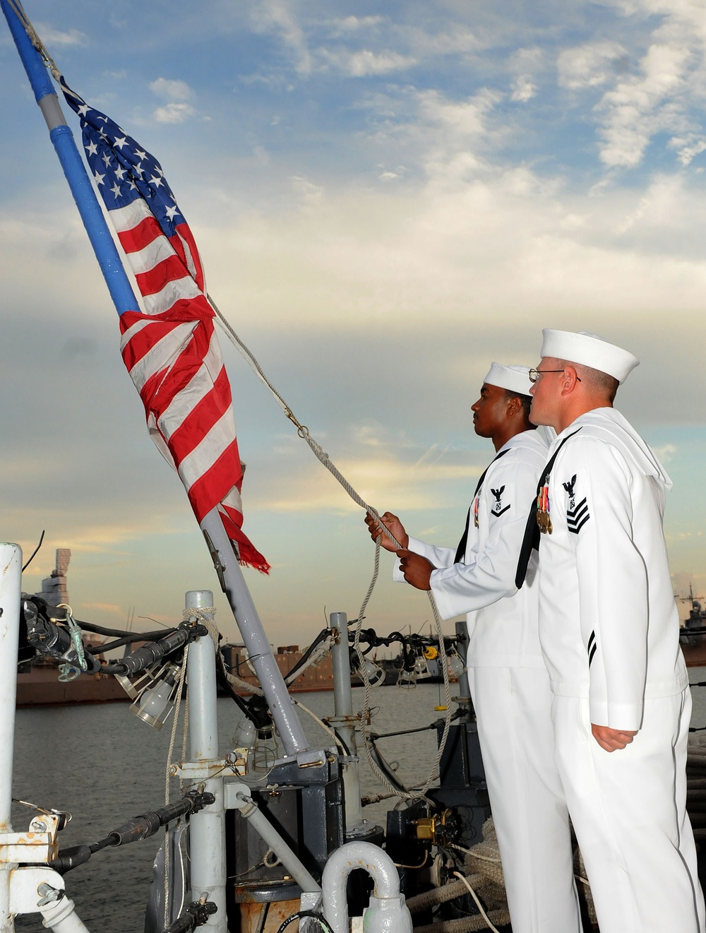 Decommissioning ceremony of the guided-missile frigate USS McInerney