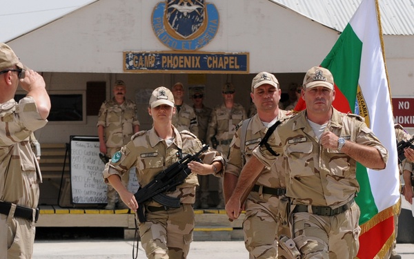 Change of Bulgarian Command Ceremony in Afghanistan