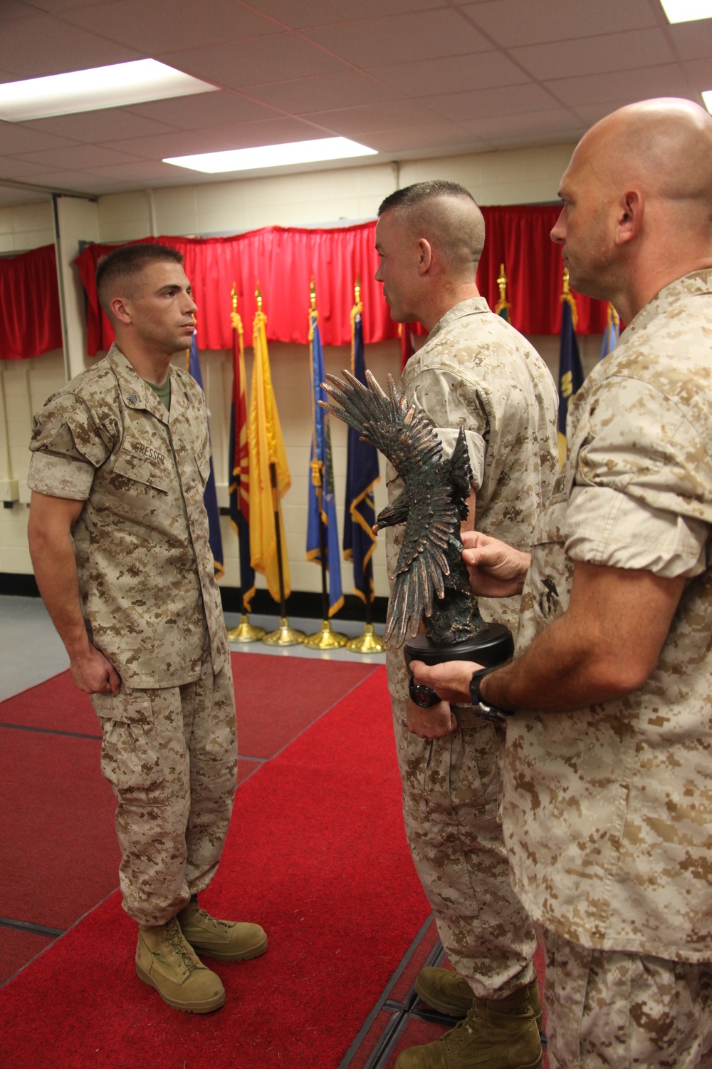 Marine Leads by Example