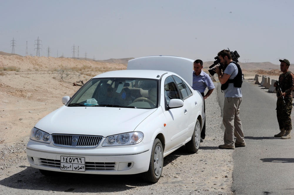 Iraqi Traffic Check Point