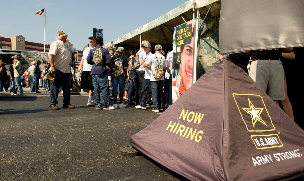 Army Reserve showcased at Atlanta NASCAR event