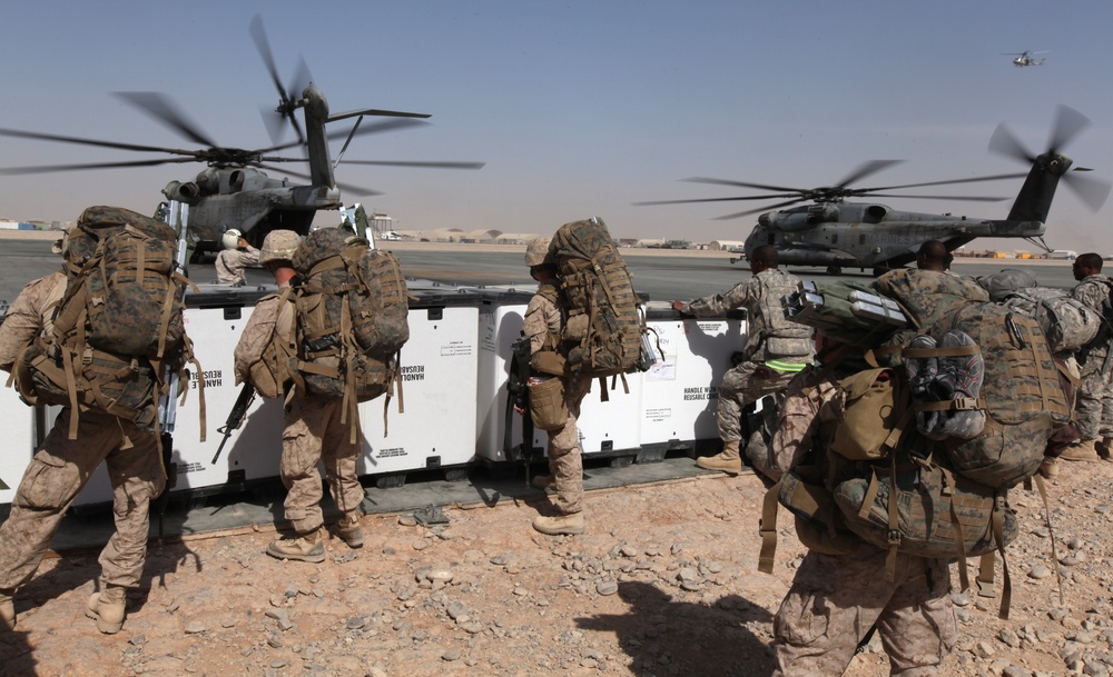 Supporting, Transporting Troops: HMH-361 Flies Across Helmand Province