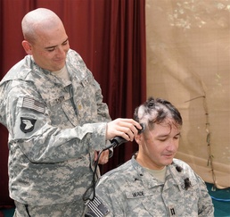 Task Force Red Knight Soldiers Join Fight Against Cancer