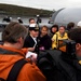 Taylor Pulls into Murmansk, Russia