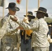 Long Knives hold color casing ceremony