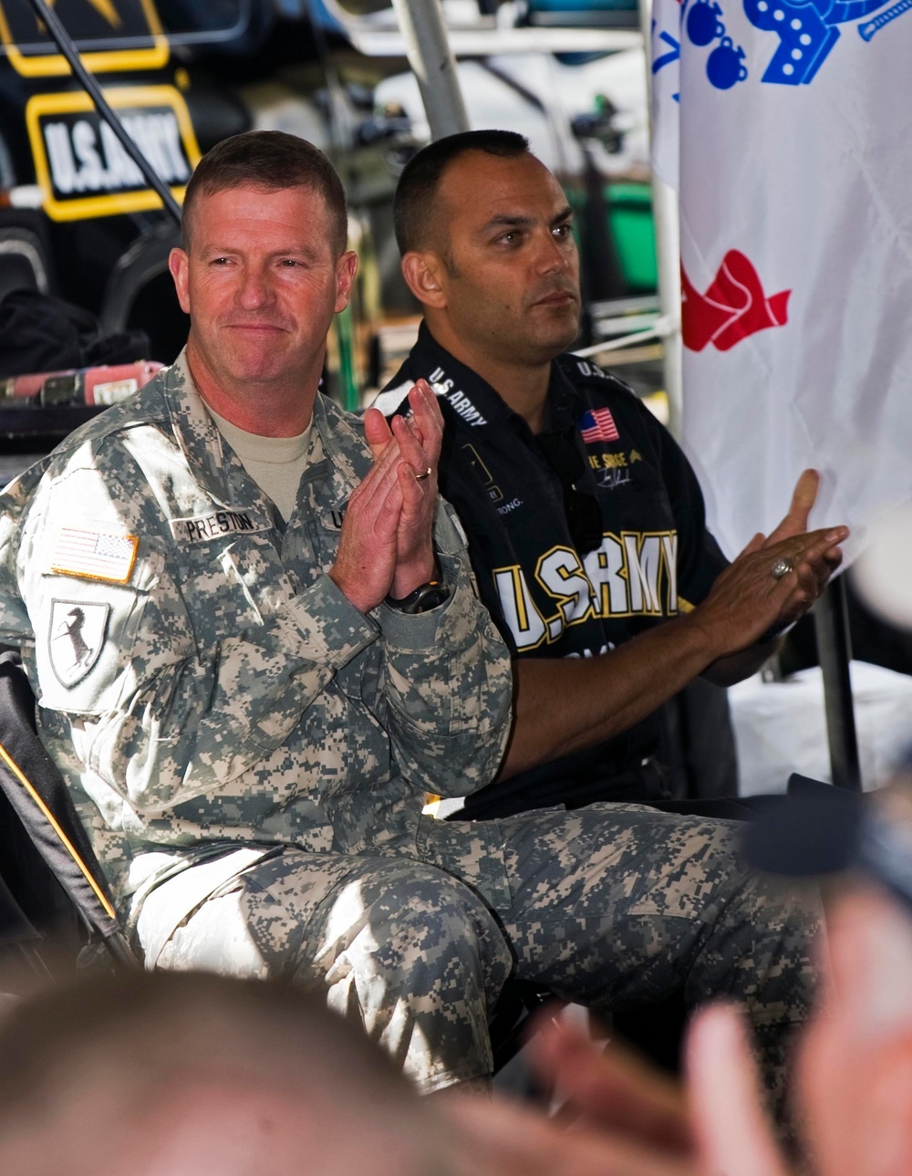 New Army Dragster Races O’Reilly Speedway, Indianapolis Marks 10-year Army, NHRA Partnership