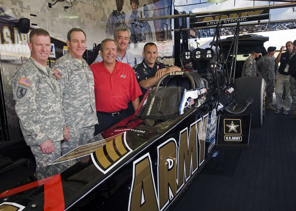 New Army Dragster Races O’Reilly Speedway, IndianapolisMarks 10-year Army, NHRA Partnership