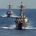 Destroyers train for deployment