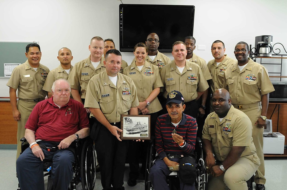 Wasp Chief Selectees 'Give Back' at VA Medical Center