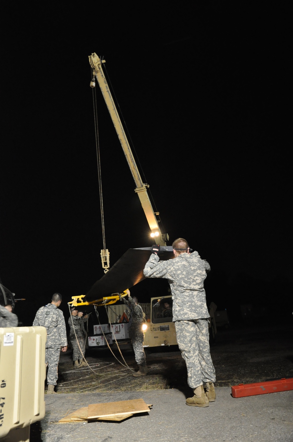 Army Helo Unit Reassembles by Night, Flies by Day