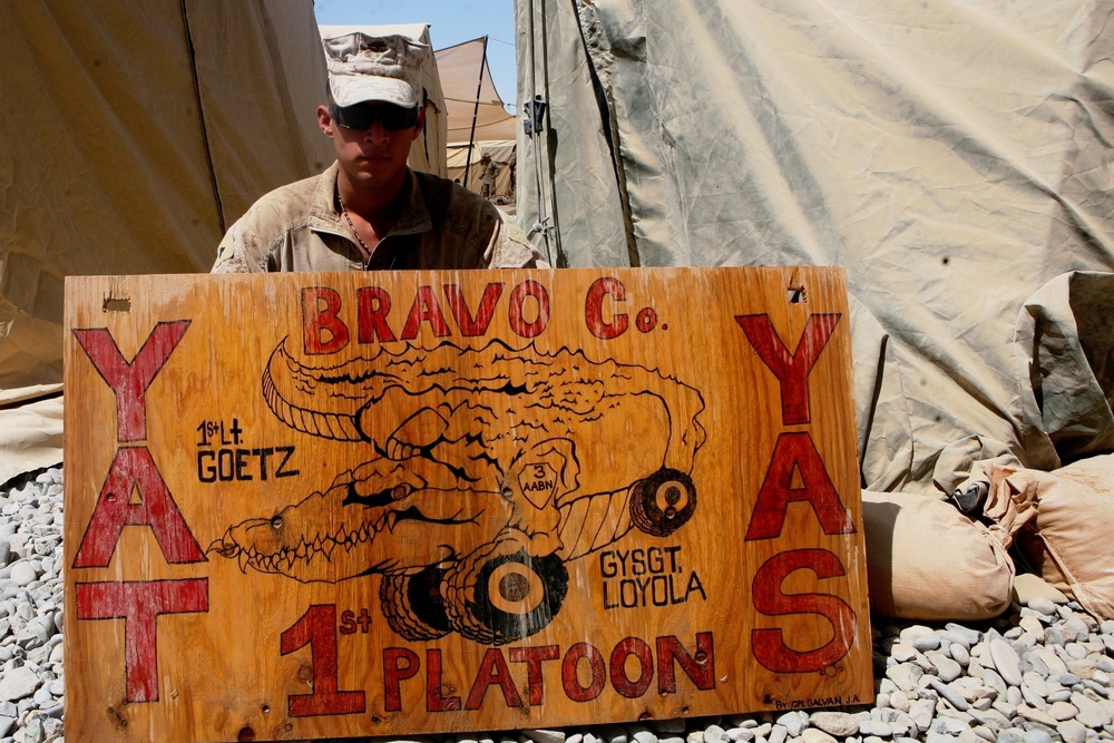 Marine Paints His Way Into Afghanistan History