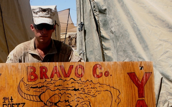 Marine Paints His Way Into Afghanistan History