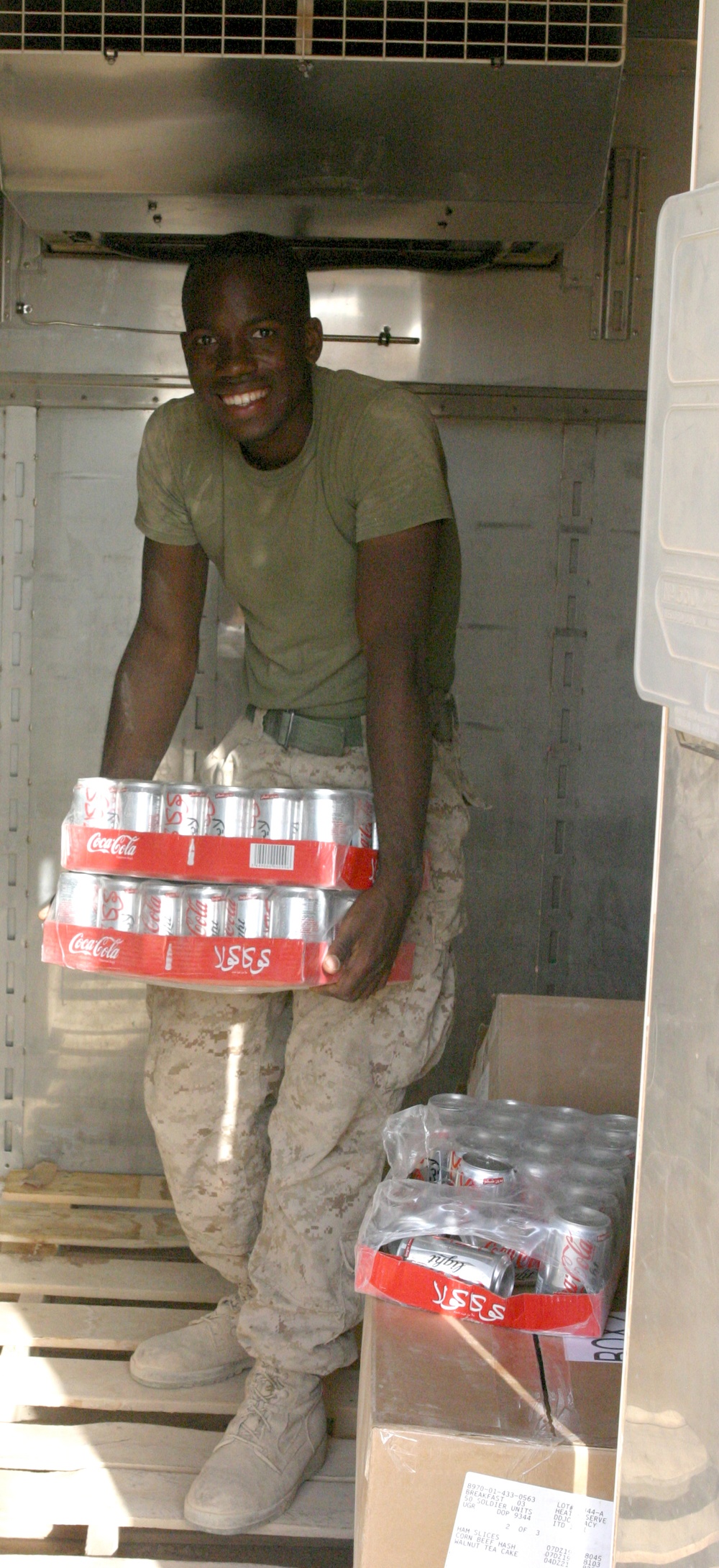 Good Food Equals High Morale for Marines in Marjah