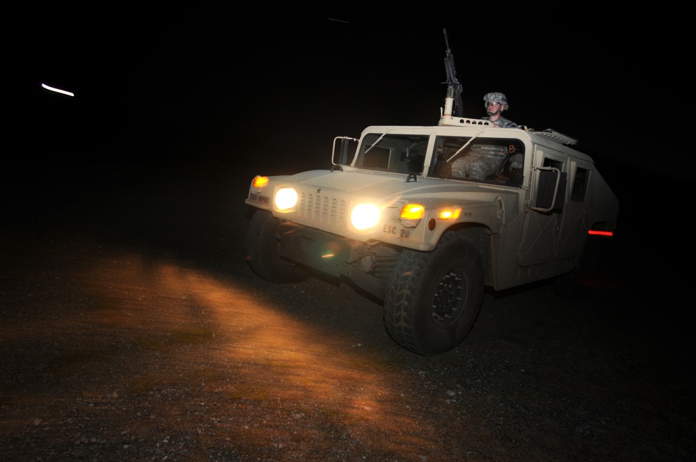 External Security Patrols Joint Task Force Guantanamo at Night