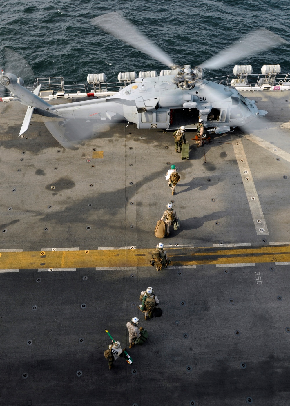 USS Peleliu action