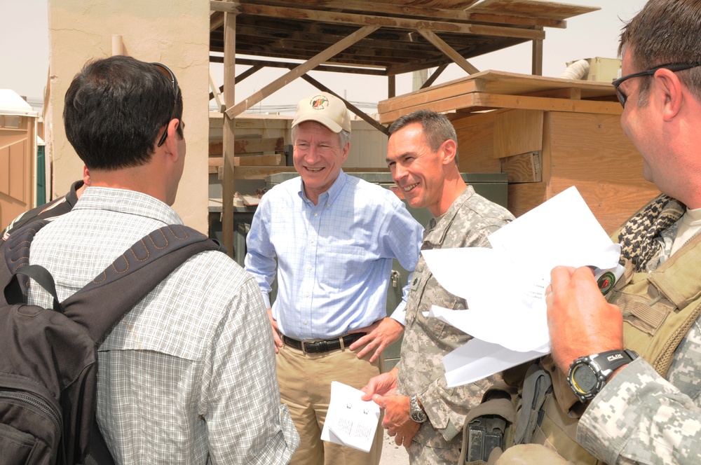 Georgia Congressman Visits Kandahar Air Field, Afghanistan