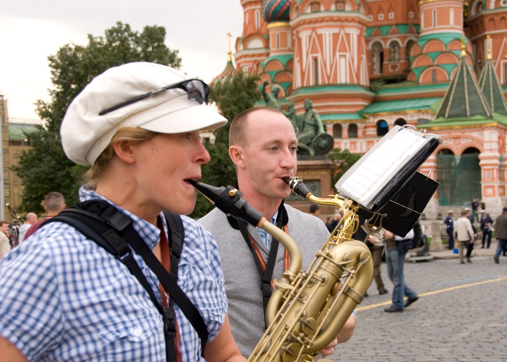 US Army Europe Band and Chorus rocks Red Square