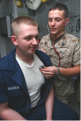 Corpsman prescribes excellence