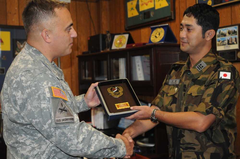 Japanese visit Fort Bliss