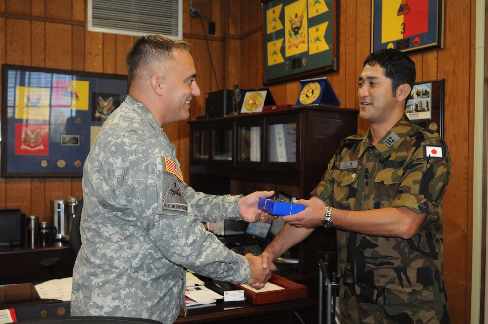Japanese visit Fort Bliss