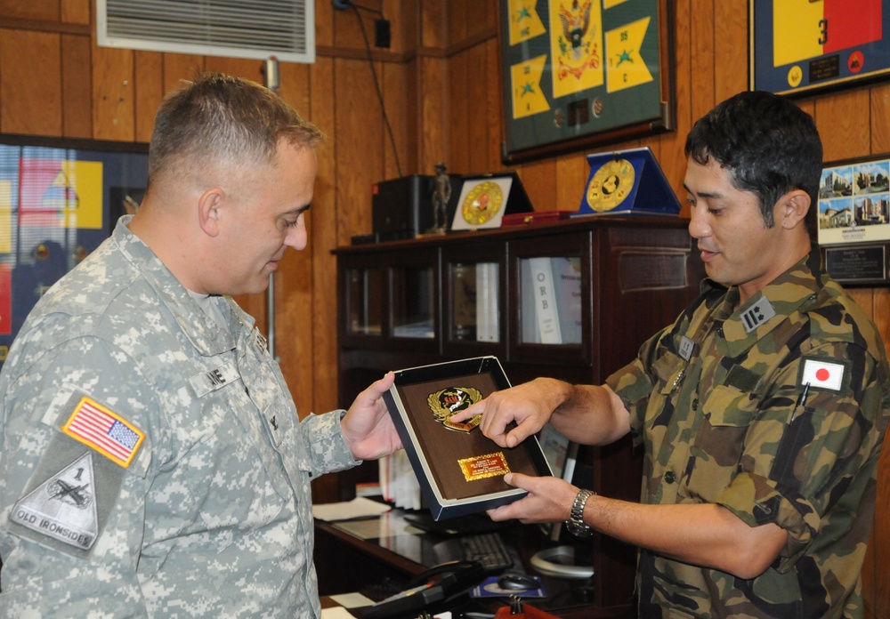 Japanese visit Fort Bliss