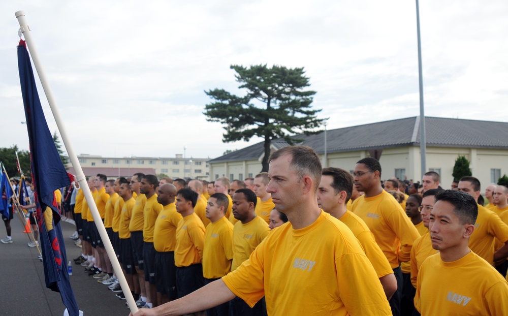 Misawa Navy Takes Part in Misawa Air Base Readiness Run Misawa Navy Takes Part in Misawa Air Base Readiness Run